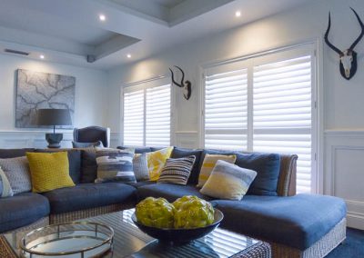 Plantation Shutters in Lounge Room