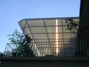 Patio Cover Protecting From Evening Sun